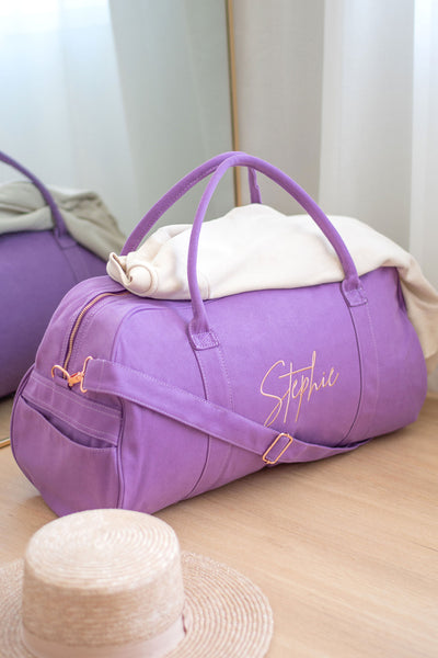 Amethyst Personalised Bag Set