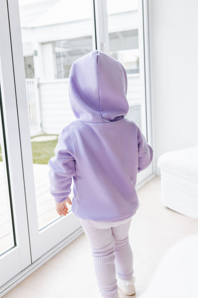 Baby Personalised Hoodie - Lavender