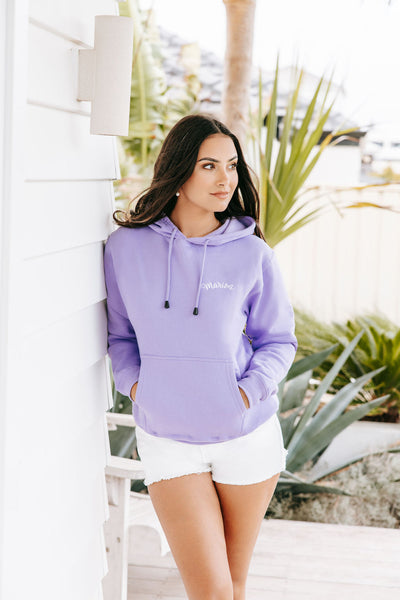 Ladies Personalised Hoodie - Lavender