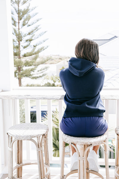 Ladies Personalised Hoodie - Navy