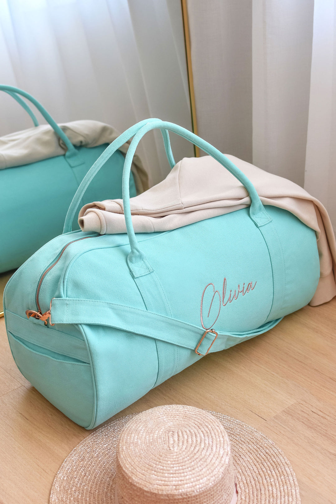 Whitsunday Personalised Embroidered Duffle Bag The Label House Collection